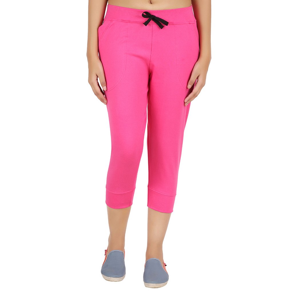 notyet byus women black capri pant with pocket