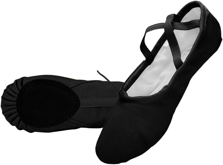 TancefairBallet Shoes Girls Ballet Flats Dance Slippers Split Sole Gymnastics Yoga Shoes for Toddlers Girls Women