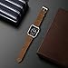 BMBMPT Sport Loop Band 38mm 42mm Genuine Leather iWatch Band Replacement Strap with Stainless Metal Clasp for iWatch Series 3 Series 2 Series 1 (Brown, 42 mm)