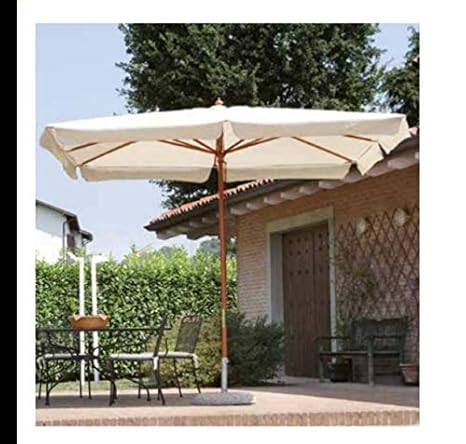 Bars Easyshop Parasol De Jardin Poteau Central En Bois 3 X