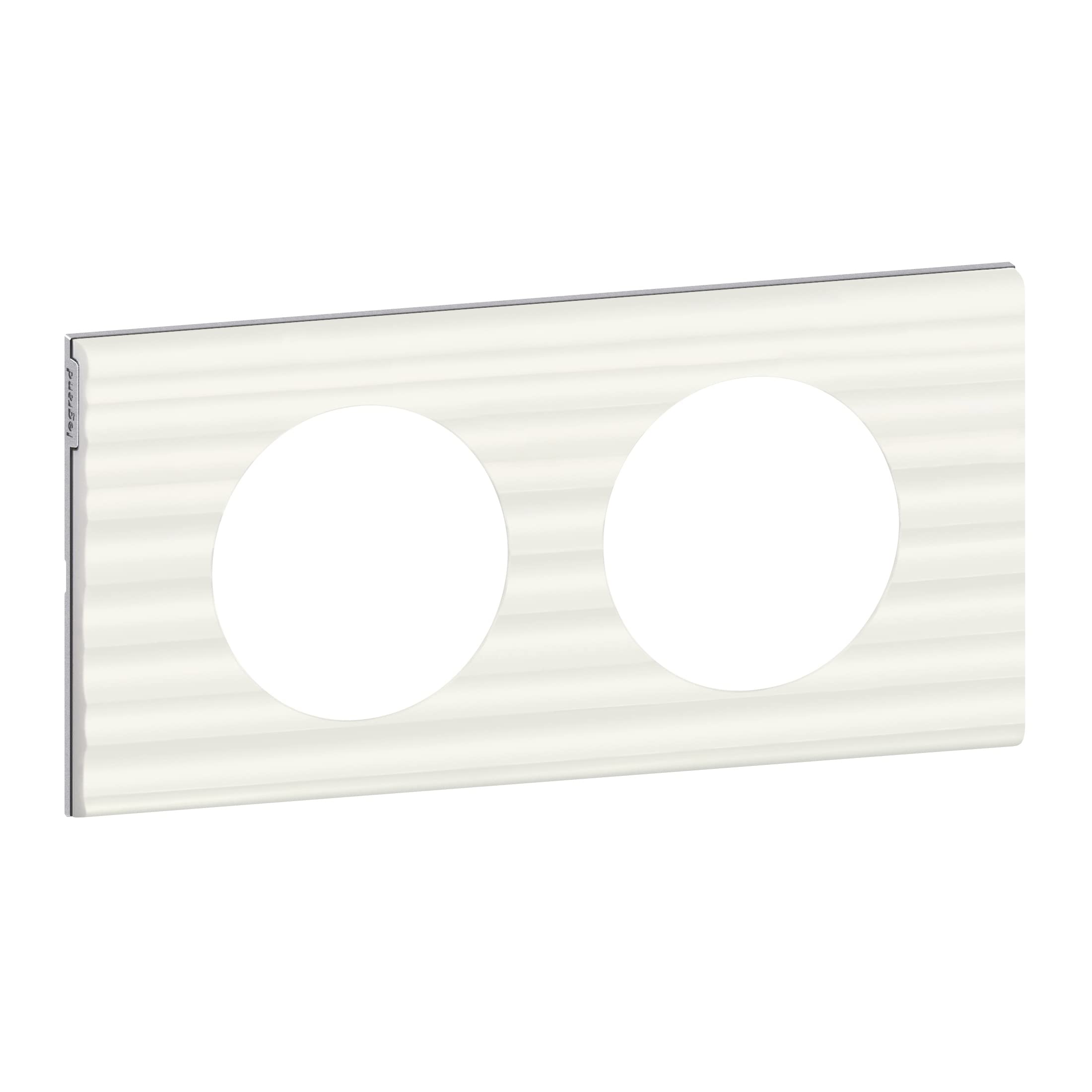 Legrand Céliane Plaque with 2 Holes, White, LEG69012