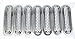 [Upgrade Clip in Version] Chrome Silver Front Grille Mesh Grill Insert Kit for Jeep Wrangler Rubicon Sahara Jk 2007-2015 Model 7 Pieces