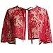 WDING Evening Cape for Women Bridal Wedding Lace Wraps Jackets Cloak