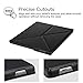 Fintie Origami Case for Kindle Oasis (10th and 9th Gen, 2019 and 2017 Release) - Slim Fit Stand Cover Support Hands Free Reading (Auto Wake Sleep for 2017 Version Only, Not for 2019 Version), Black