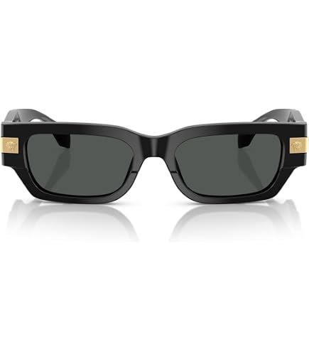 Amazon.com: Versace VE 2225 100287 Gold Metal Aviator Sunglasses
