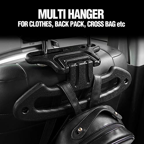 KMMOTORS Car Clothes Multi Hanger Jackets Suits Holder for Dividable Headrest (Batman Hanger)
