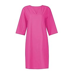 Cotton Linen Dresses for Women 2023,Trendy Summer