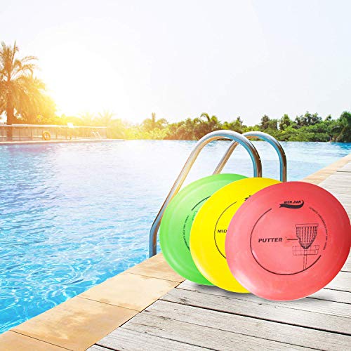 WEN JIAN Disc Golf Starter Set, Disc Golf Set, Disc Golf Beginner Set