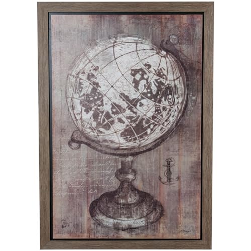 Biscottini Tableau en bois 90,5 x 2,5 x 60,5 cm - Peintures Vintage Salon en Bois - Tableaux muraux avec impression