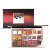 FOCALLURE Fashion Twilight 18 Colors Glitter Matallic Eyeshadow Palette Matte Shimmer Eye Shadow Makeup Palette