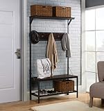 Homestar  Hall tree, Dark Brown