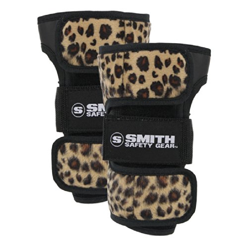 Smith Safety Gear Scabs Wrist Guards, Brown Leopard, Small