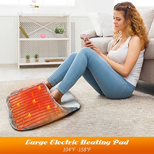 Electric Foot Warmer Under Desk, Nalax Heating Pad for Feet 22" x 20