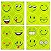 UCEC 4set Cute Smile Face Reflective Safety Stickers Reflector Decal for Bikes, Cars, Children - 5cm Diameter