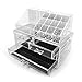Sorbus® Acrylic Cosmetic Makeup and Jewelry Storage Case Display - Great for Lipsticks, Liners, Nail Polishes, Brushes, and Much More-Bathroom Space Saving, Stylish Acrylic Case - Christmas Gift