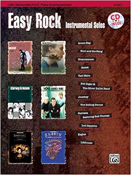 Amazon Com Easy Rock Instrumental Solos For Strings Level 1 Cello Book Cd Easy Instrumental Solos Series 9780739059890 Galliford Bill Books