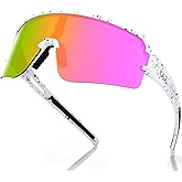 FMY Polarized Cycling Glasses Sports Sunglasses,UV400 Protection Eyewear Baseball Running Fishing for Men Women Youth