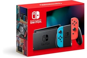 Nintendo Switch Console with Neon Blue and Red Joy-Con (Japanese Version)