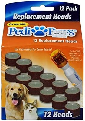 Pedipaws Replacement Filing Heads 12 Replacement Heads As Seen On Tv