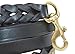 Soft Touch Collars Black Heavy Duty Leather Braided Dog Leash, 6ft x 3/4 Inch with Padded Handle