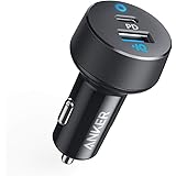 Anker Car Charger USB C, 30W 2-Port Compact Type C Car Charger with 18W Power Delivery and 12W PowerIQ, PowerDrive PD 2 with 