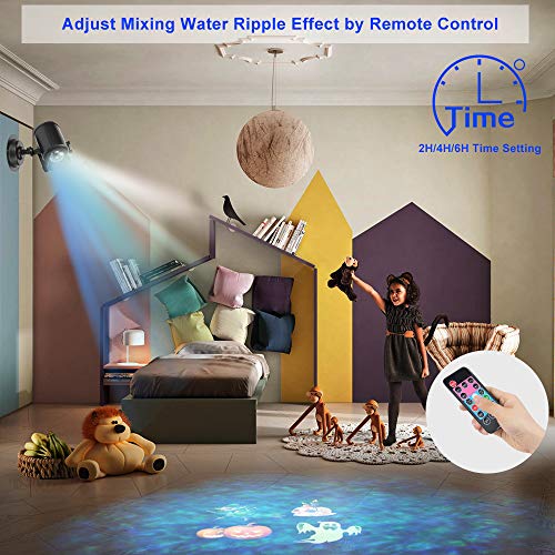 Elec3 Ocean Wave Christmas Projector Lights,16 Slides 2 In 1 Moving Pattern Projection lights Landscape Lights Waterproof Outdoor Indoor for Holidays Halloween Parties Decoration