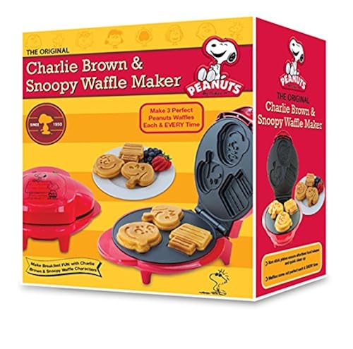 Smart Planet WM‐6S Peanuts Snoopy and Charlie Brown Waffle Smart Planet WM‐6S Peanuts Snoopy and Charlie Brown Waffle