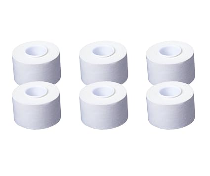 6 Rollen Cawila Sporttape 3,8 cm x 10,00 m | weiß