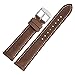 WOCCI Suede Vintage Leather Watch Band, Quick Release Watch Strap, Selectable Width - (18mm 20mm or 22mm)