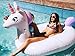 Floatie Kings Giant Unicorn Pool Float Large Floatie Ride On Inflatable Raft - Premium Materials