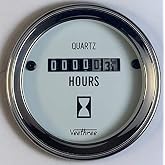 Hour Meter (Chrome/White)