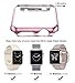 Apple Watch Case, Tomplus [Ultra-Thin] [Newest] Apple Watch PC Plated Cover Case Slim Premium Super/Exact Fit/Plastic Cover Snap On Hard Protective Case for Apple Watch (PC Case Rose Gold 38mm)