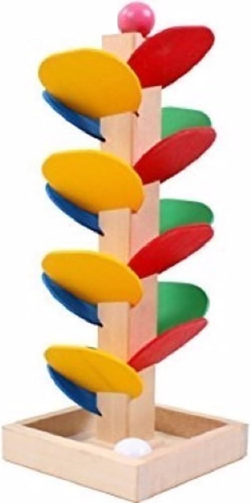 Amazon Babycrown 知育玩具 木製ころころボール落とし 積み木 おもちゃ