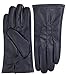 Sportoli Men's PU Leather Warm Winter Gloves with Imitation Fur Inside Lining