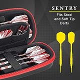 Casemaster Sentry Dart Case Red Zipper Six Darts TacTech Foam view 14
