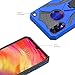 AFARER Case Compatible with Xiaomi Redmi Note 7 5.8 inch, Military Grade 12ft Drop Tested Protective Case with Kickstand,Military Armor Dual Layer Protective Cover - Blue