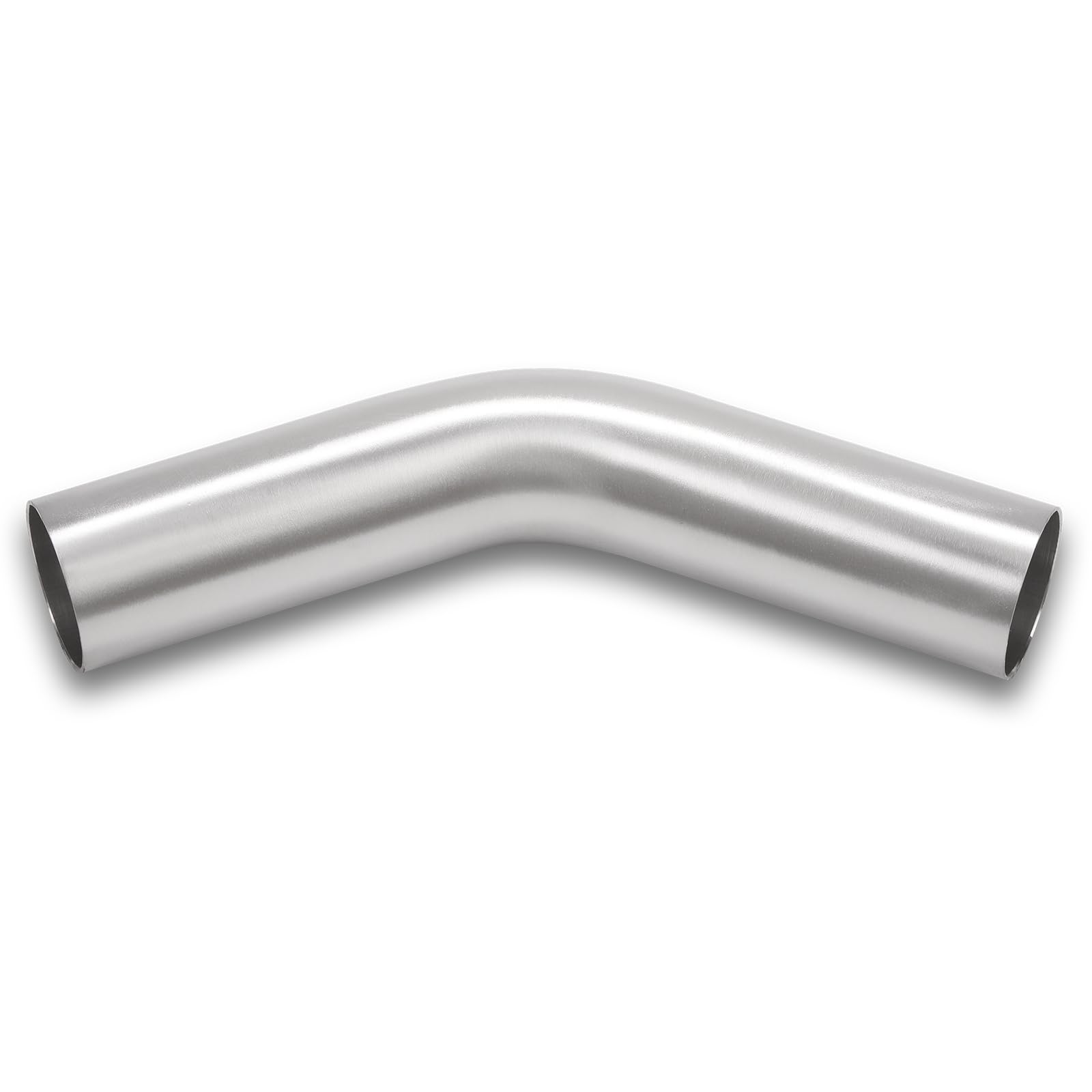 Photo 1 of Podavelle 45 Degree Elbow 1.75 Inch 45mm OD Aluminum Intercooler Pipe Piping Air Intake Tube, 1.5D Radius, Brushed Finish