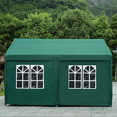 Zhyaj Faltbarer Pavillon 3 X 3 Aufklappbarer Pavillon Mit 4 Seiten - 100% Wasserdicht Und UV-Beständig - Hochwertiges…