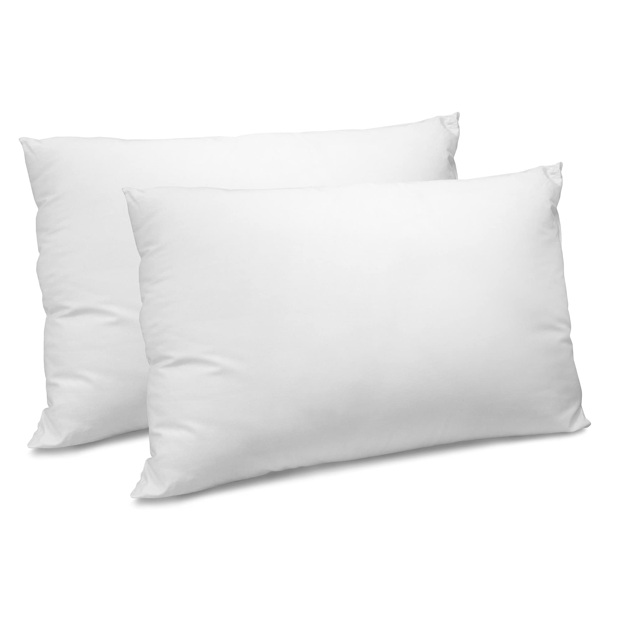 SensorPEDIC Clean Standard Bed UltraFresh Fiber Pillow 2 Pack, White