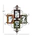 Deco 79 Metal Scroll 4 Slot Wall Photo Frame, 21
