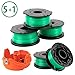 X Home Trimmer Replacement Spools Compatible with Black Decker SF-080 GH3000 LST540 Weed Eater, 20ft 0.080 inch Edger Refills, Auto-Feed Single Line Cord Parts, 90583594 Cover Cap (5 spools, 1 Cap)