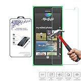 Nacodex Microsoft Nokia Lumia 730 / 735 Tempered Glass Front LCD Screen Protectors 9h Hardness, 2.5d Rounded Edges, 0.3mm Thickness (For Microsoft Nokia Lumia 730 / 735)