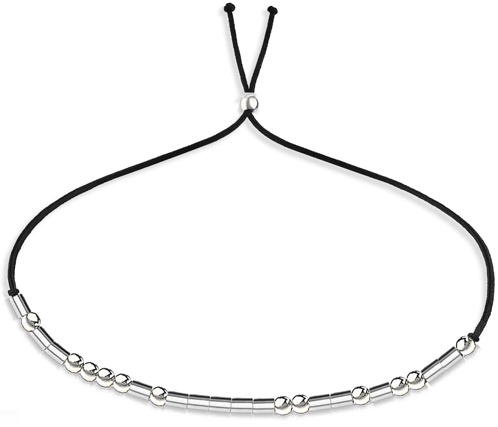 Suyi Dream Morse Code Bracelet Inspirational Gifts for Women Her Sterling Silver Beads Bracelet for Friendship Daughter Girlfriend Dream