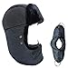 LETHMIK Winter Trapper Ushanka Hat Unisex Faux Fur Waterproof Hunting Hat with Breathable Mask Dark Blue