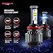 MOSTPLUS 6000K H11( H8,H9 ) LED Headlight Kit 7600LM Cool White 3 Years Warranty