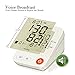 yuwell Automatic Blood Pressure Soft Sector Upper Arm Cuff Monitor Portable Digital Machines with Voice Function & IHB Indicator - Large-scale LCD, Adjustable Upper Arm Cuff (8.7 - 17.7 inch)