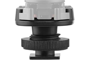 Acouto Cold Shoe Mount Adapter, Professional Photography Accessory for Sports Cameras, with 1 4 Inch Screw Hole, Compatible w