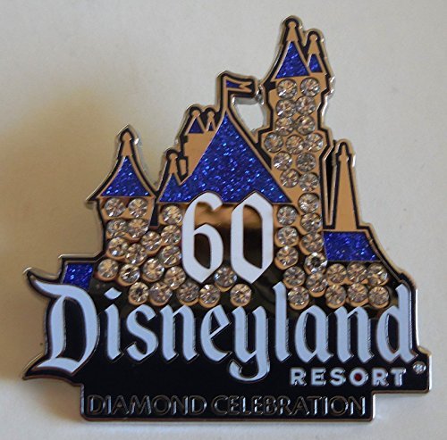 Disneyland 60th Anniversary Diamond Celebration Sleeping Beauty Castle Trading Pin