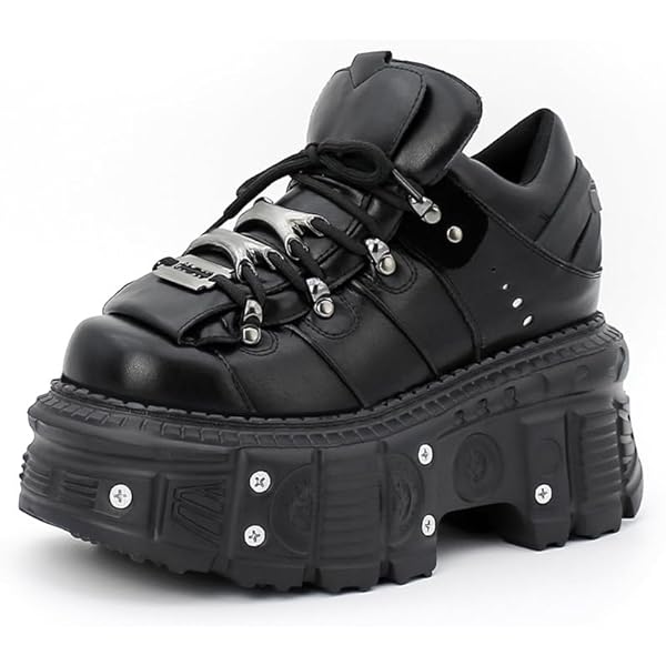 Amazon.com | New Rock 106 S29 Women's Goth Punk Black