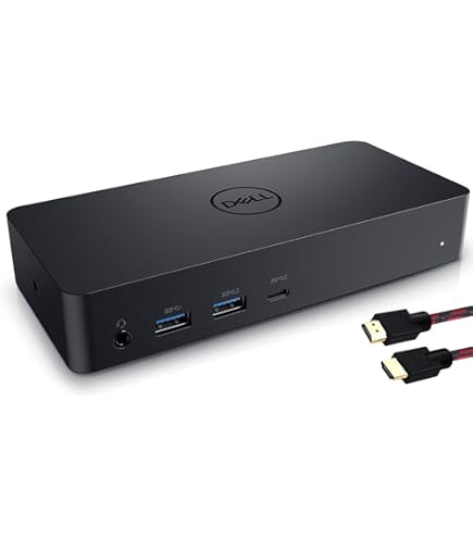 Dell Universal Dock D6000 デルドッキングステーション Amazon.com: DELL D6000 USB 3.0 (3.1 Gen 1) Type-C Nero : Electronics